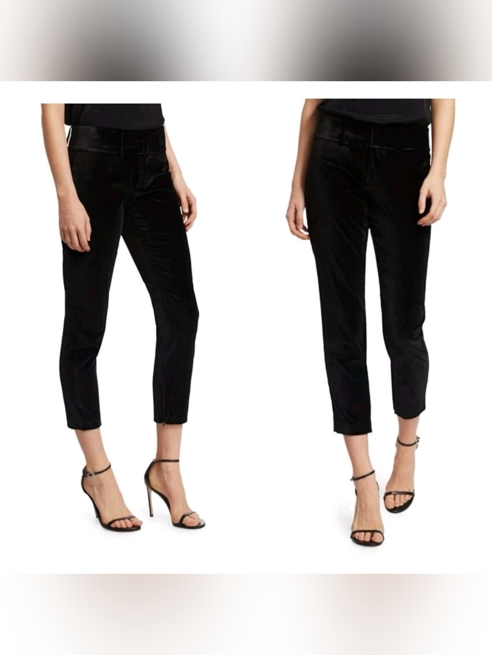Alice + Olivia stacey slim velvet ankle pants - Picture 5 of 14